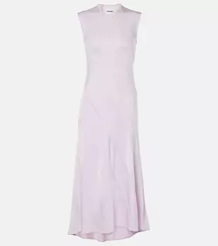 Асимметричное платье миди Jil Sander, цвет lilac sky