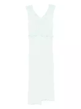 Асимметричное платье миди JIL SANDER, синий