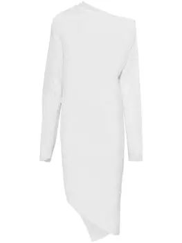 Асимметричное платье миди PAROSH P.A.R.O.S.H., белый