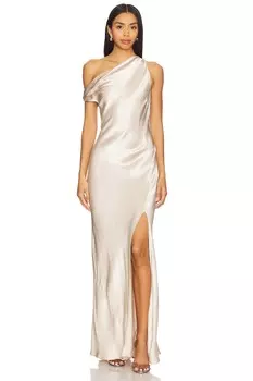 Асимметричное платье Sol от Bec + Bridge, sand