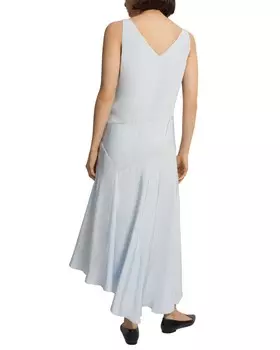 Асимметричное платье Theory, синий