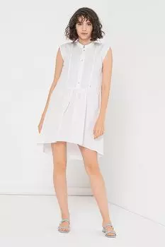 Асимметричное платье-туника Sundek, белый
