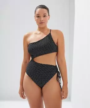 Асимметричное трикини в горошек OYSHO