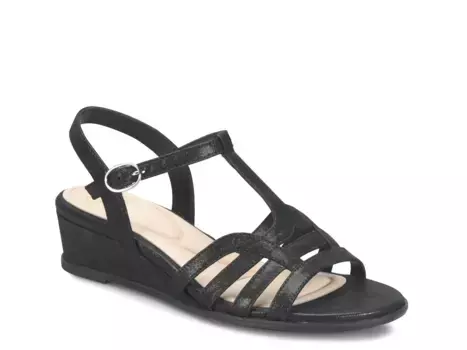 Асимметричные босоножки Scarlet Wedge Sofft, Black