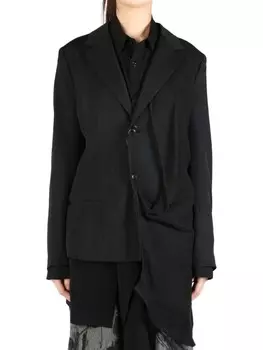 Асимметричный блейзер Y's, черный