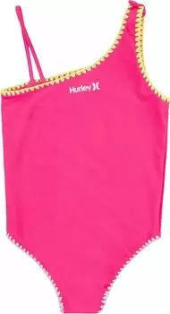 Асимметричный цельный купальник Hurley для девочек