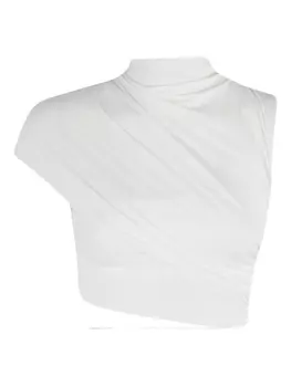 Асимметричный топ Amazun, белый