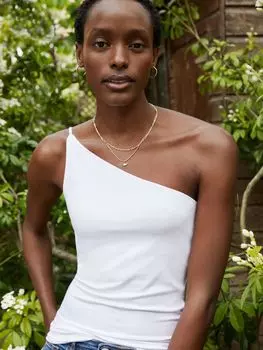 Асимметричный топ Baukjen Niecy, белый