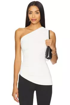 Асимметричный топ Myna Superdown, white