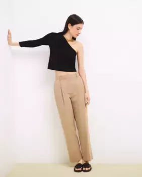 Асимметричный женский свитер Tintoretto, черный