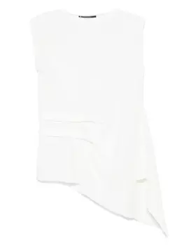 Асимметричный жилет PierAntonioGaspari, белый