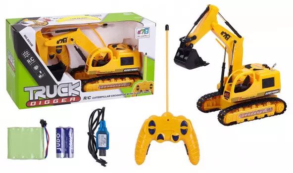 АСКАТО, радиоуправляемый экскаватор с освещением ASKATO