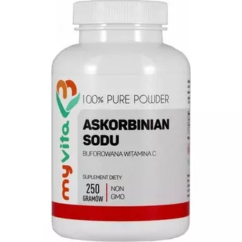 Аскорбат натрия, витамин С, 250 г., Myvita