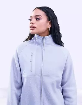 ASOS 4505 – Лыжная флисовая куртка Teddy с застежкой-молнией и ткаными вставками