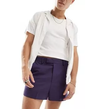 ASOS DESIGN – элегантные фиолетовые шорты