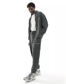 ASOS DESIGN — бархатные джоггеры оверсайз графитового цвета