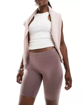 ASOS DESIGN - Базовые леггинсы Kurze темно-серого цвета