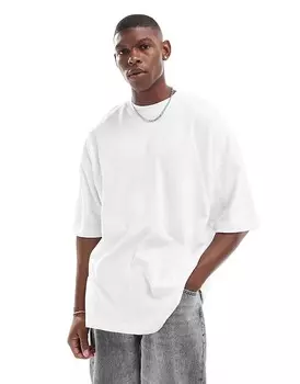 ASOS DESIGN – белая футболка экстремального размера oversize