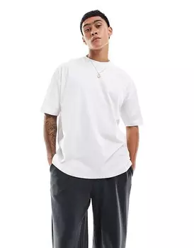 ASOS DESIGN – Белая> Футболка оверсайз с принтом херувима на спине
