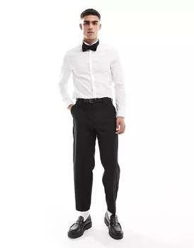 ASOS DESIGN – Белый фрак-рубашка