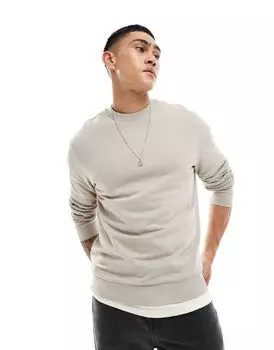 ASOS DESIGN — бежевый свитшот