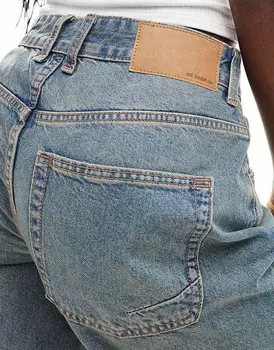 ASOS DESIGN – бледно-голубые джинсы-бойфренды оверсайз со средней посадкой