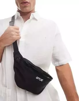 ASOS DESIGN - Черная сумка с вышитой надписью Offline