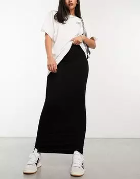 ASOS DESIGN – черная юбка-макси-карандаш