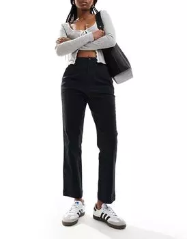 ASOS DESIGN - Черные брюки чинос