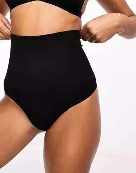 ASOS DESIGN – Черные корректирующие стринги