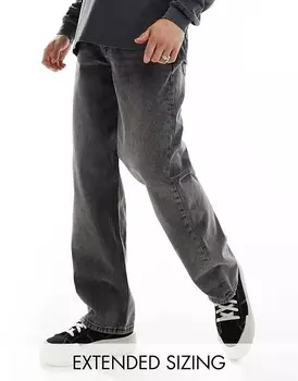 ASOS DESIGN – черные свободные джинсы