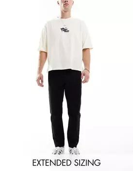 ASOS DESIGN – черные зауженные джинсы