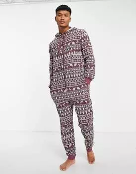 ASOS DESIGN Christmas все в одном в Fairisle