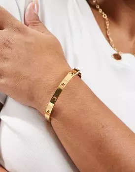 ASOS DESIGN Curve — Браслет с астрологическим мотивом из нержавеющей стали