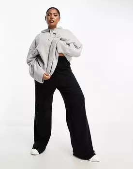 ASOS DESIGN Curve – Очень мягкие черные джоггеры широкого кроя