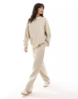 ASOS DESIGN – джоггеры прямого кроя каменно-бежевого цвета