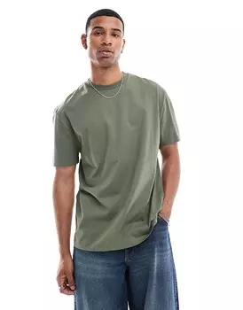 ASOS DESIGN – Essential – футболка свободного кроя цвета хаки