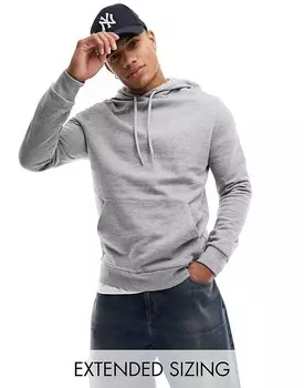 ASOS DESIGN – Essential – худи серого меланжевого цвета