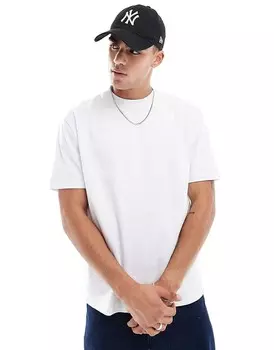ASOS DESIGN – Essential – плотная белая футболка свободного кроя, 240 г/м