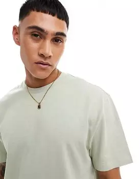 ASOS DESIGN – Essential – плотная светло-зеленая футболка свободного кроя, 240 г/м