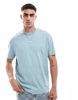 ASOS DESIGN – Essential – синяя свободная футболка
