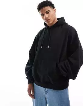 ASOS DESIGN – Essential – толстовка черного цвета в стиле oversize