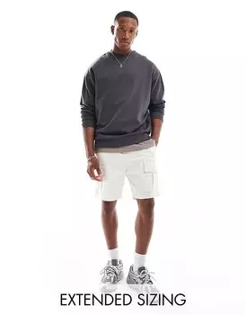 ASOS DESIGN – Essential – толстовка оверсайз цвета антрацит