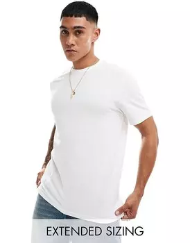 ASOS DESIGN – футболка из белого пике