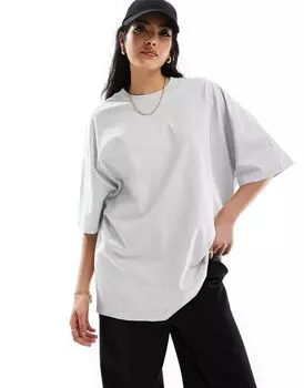 ASOS DESIGN – футболка оверсайз каменно-серого цвета