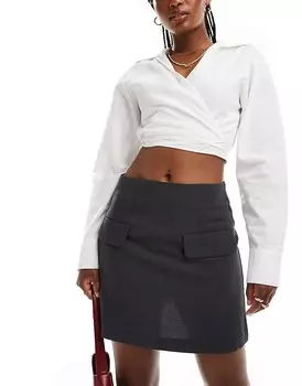 ASOS DESIGN – Элегантная мини-юбка с карманом