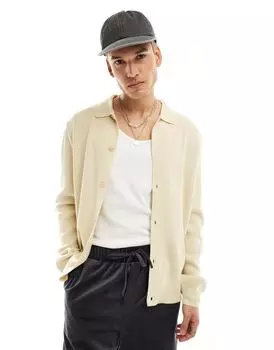 ASOS DESIGN – кардиган с пуговицами цвета экрю