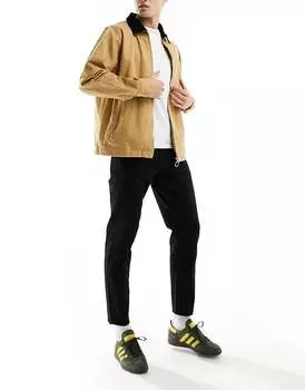 ASOS DESIGN – No Fade – Черные зауженные джинсы