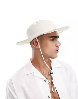 ASOS DESIGN – панама цвета сафари цвета экрю