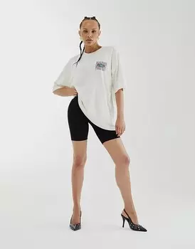 ASOS DESIGN – PRIDE – Белая> Футболка унисекс оверсайз с принтом на спине
